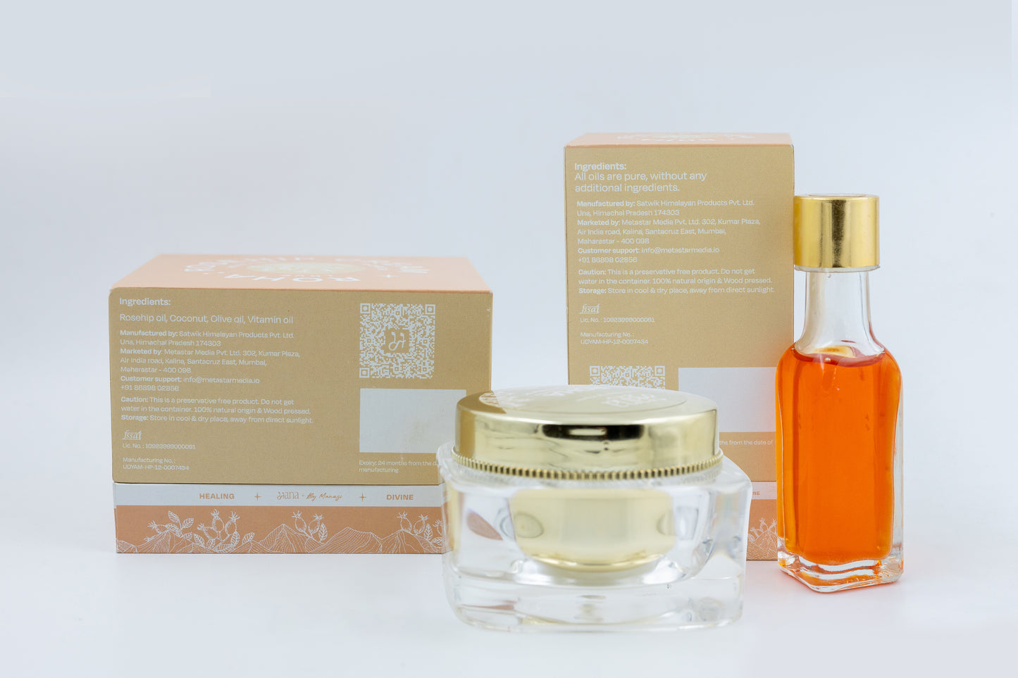 The Ultimate Rosehip Duo for Radiant Skin | Rosehip Cream & Oil
