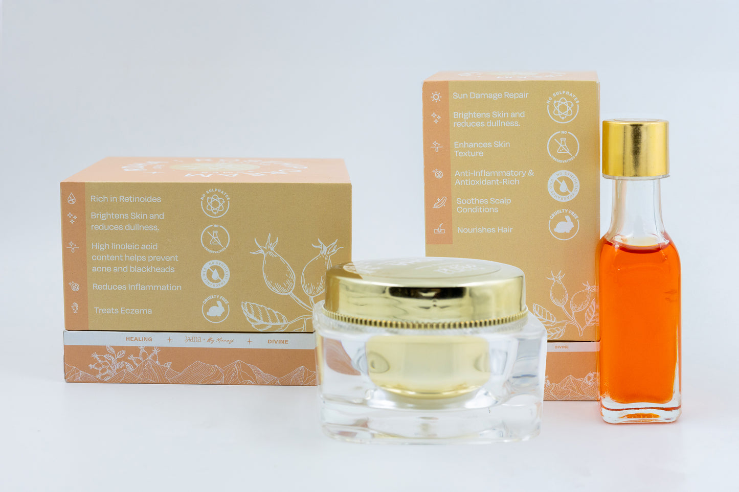 The Ultimate Rosehip Duo for Radiant Skin | Rosehip Cream & Oil